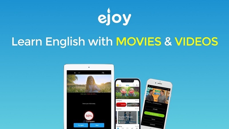 eJOY English – Học tiếng Anh qua video Youtube hiệu quả. (Ảnh: Sưu tầm internet)