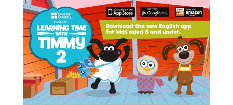 Khám phá thế giới từ vựng tiếng Anh cùng app Learning Time with Timmy. (Ảnh: Sưu tầm internet)