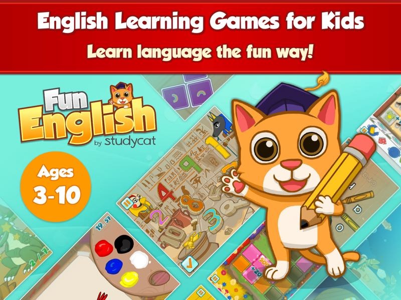 Vừa học, vừa chơi thú vị trên ipad với app Fun English Language Learning Game. (Ảnh: Sưu tầm internet)