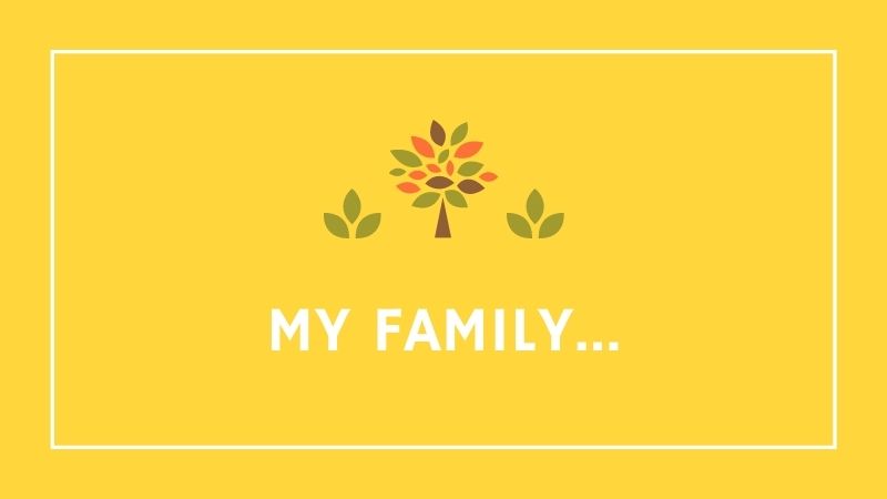 Bài văn mẫu viết về gia đình bằng tiếng Anh cho bé lớp 3. (Ảnh: Canva.com)