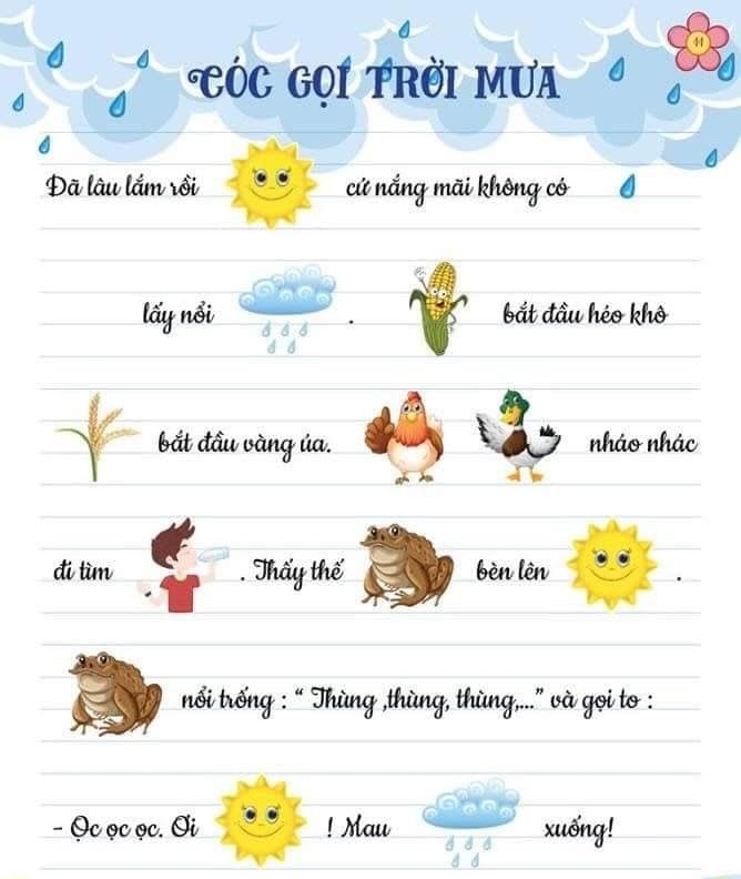 Cùng bé kể chuyện bằng hình ảnh. (Ảnh: Sưu tầm internet)