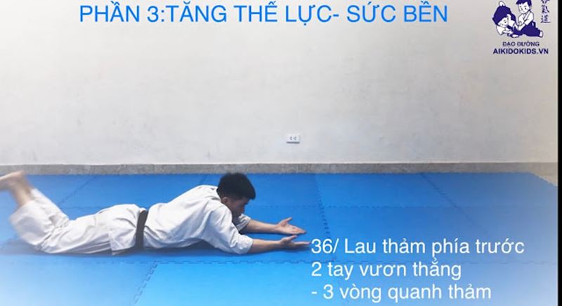 Phần tăng sức bền võ Aikido 1. (Ảnh: Internet)