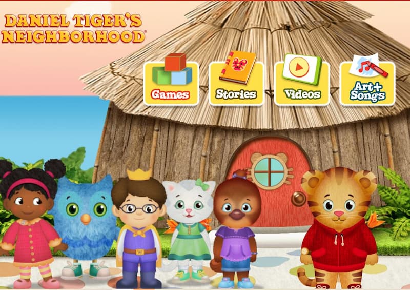 Web học ngoại ngữ cho bé Pbskids. (Ảnh: Tác giả)