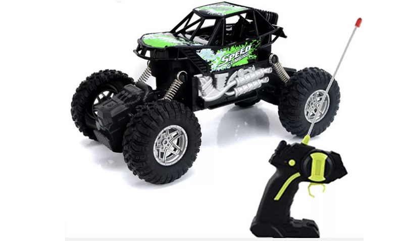 Xe đồ chơi địa hình điều khiển từ xa thông minh - Rock Crawler DH 03. (Ảnh: Sưu tầm internet)