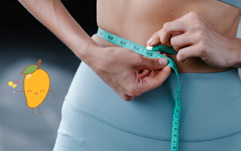 Xoài giúp bạn kiểm soát cân nặng. (Ảnh: Canva.com)