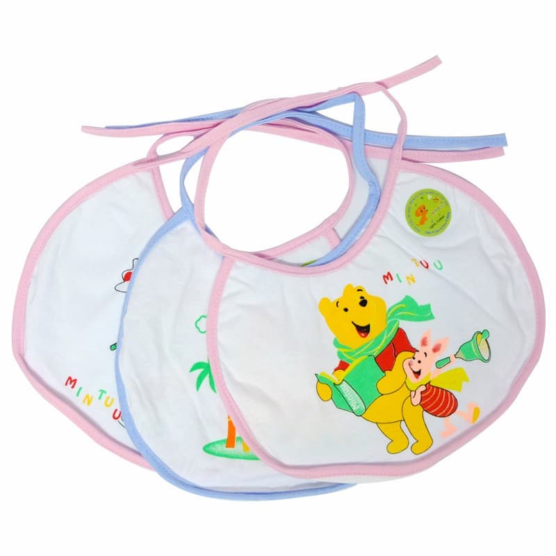 Các loại yếm cotton cho bé. (Ảnh: sưu tầm internet)