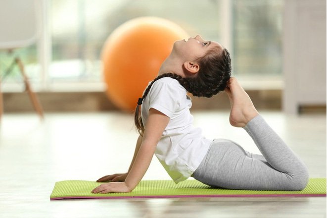 Giúp con xua tan mệt mỏi, thú vui trong cuộc sống với yoga. (ảnh: Sưu tầm internet)