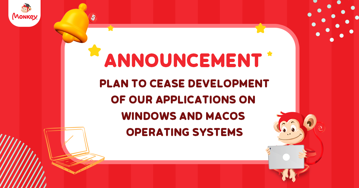 Announcement about ceasing development on the desktop versions on Windows and MacOS platforms