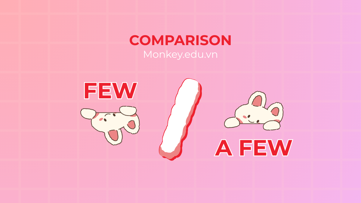 Compare FEW and A FEW through easy-to-understand examples (+ exercises with answers)