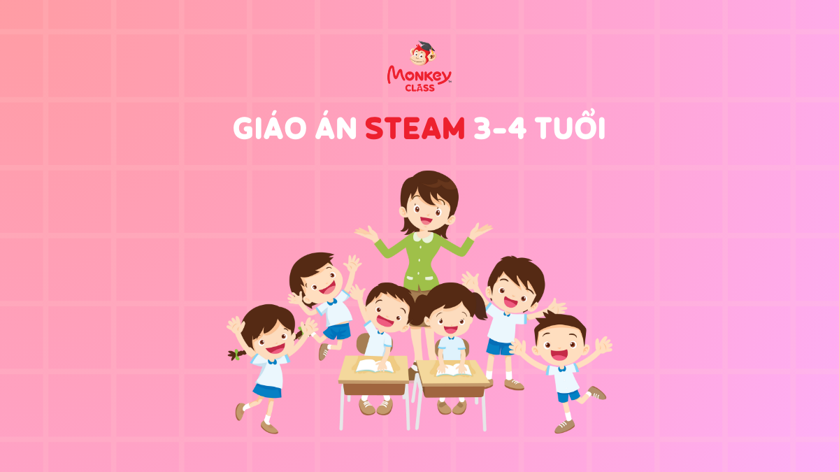 Trọn bộ 20+ mẫu giáo án STEAM 3-4 tuổi theo chủ đề