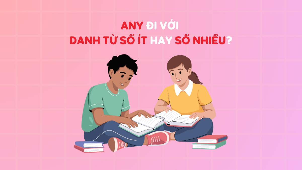 Any đi với danh từ số ít hay số nhiều? Khác gì với Some?