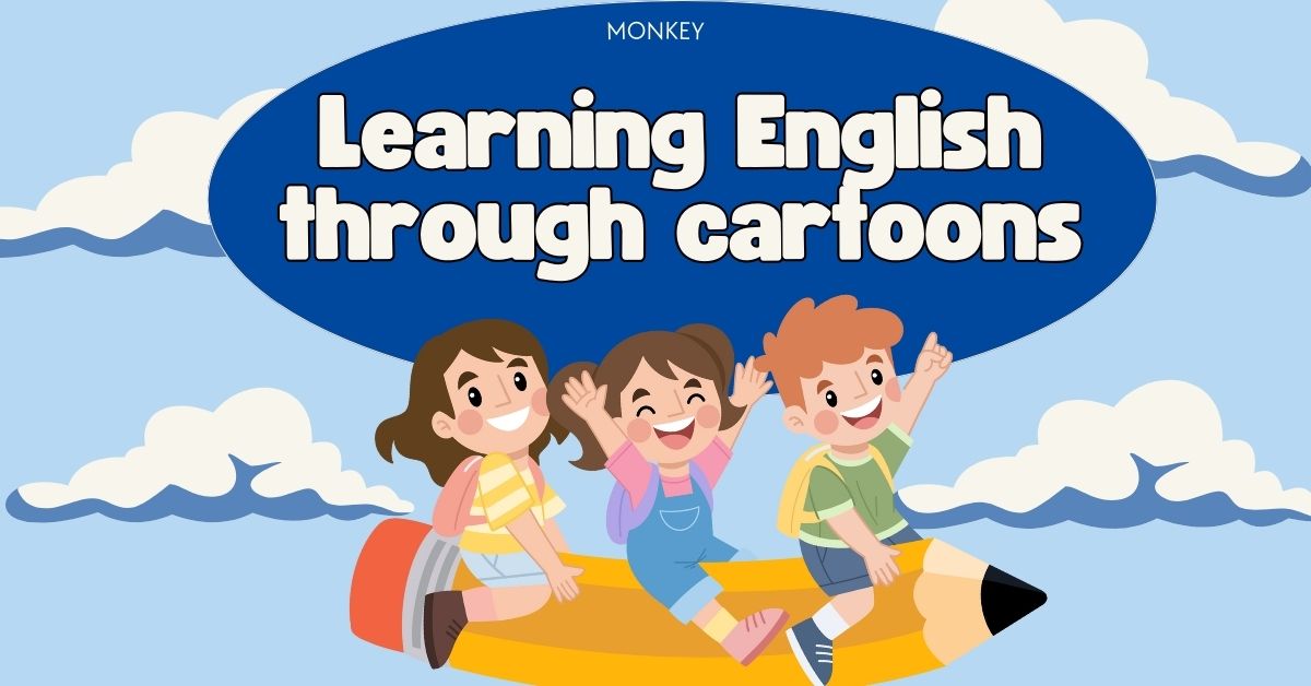 Learning English through cartoons helps children absorb it more easily