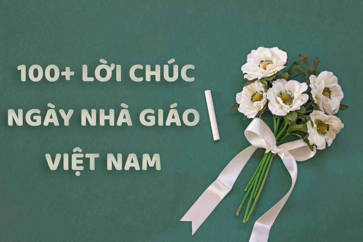 100+ Lời chúc mừng ngày nhà giáo Việt Nam bằng tiếng Anh hay nhất cho thầy cô