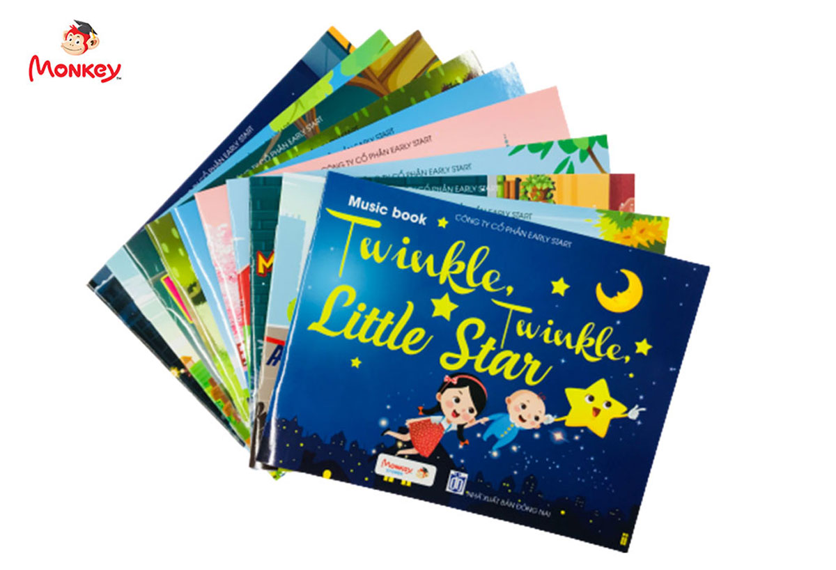 Ra mắt Music book - Sách âm nhạc dành tặng bé mua Monkey Stories