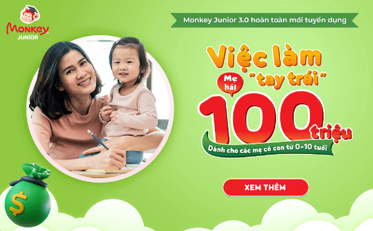 Thể lệ chương trình tuyển dụng Big Monkey Mom