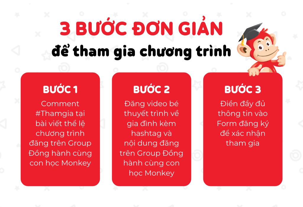 3 bước tham gia
