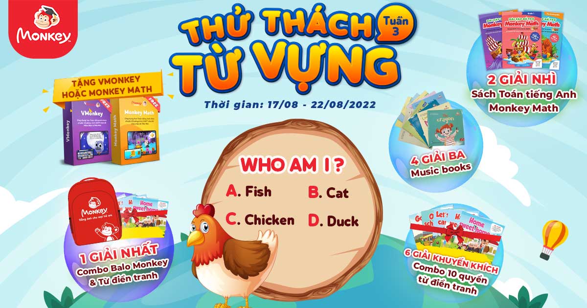 Thể lệ chương trình “Thử thách từ vựng _ Tuần 3”