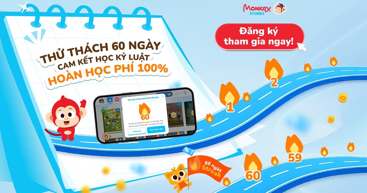 Thể lệ chương trình “Thử thách 60 ngày: Cam kết học kỷ luật, hoàn học phí 100%”