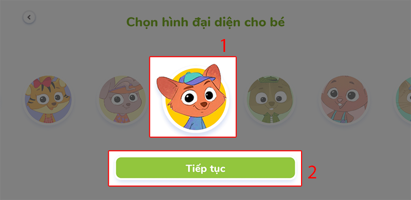 Hình đạo diện hồ sơ học của bé. (Ảnh: Chụp màn hình)
