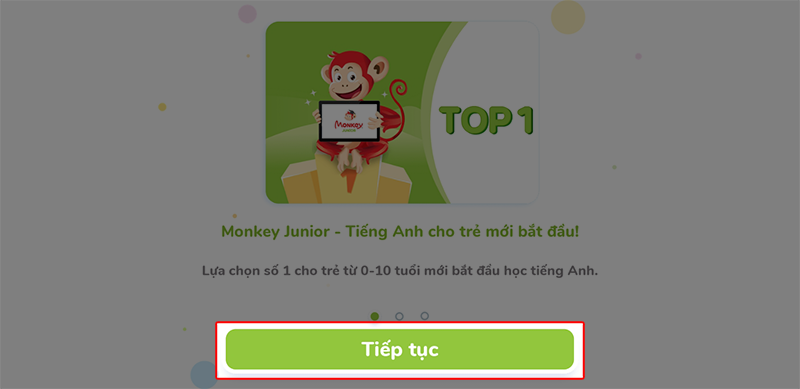 Click "Tiếp tục" khi thấy màn hình này xuất hiện. (Ảnh: Chụp màn hình)