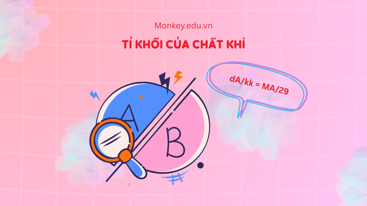 Tỉ khối của chất khí  là gì? Công thức tính tỉ khối chất khí