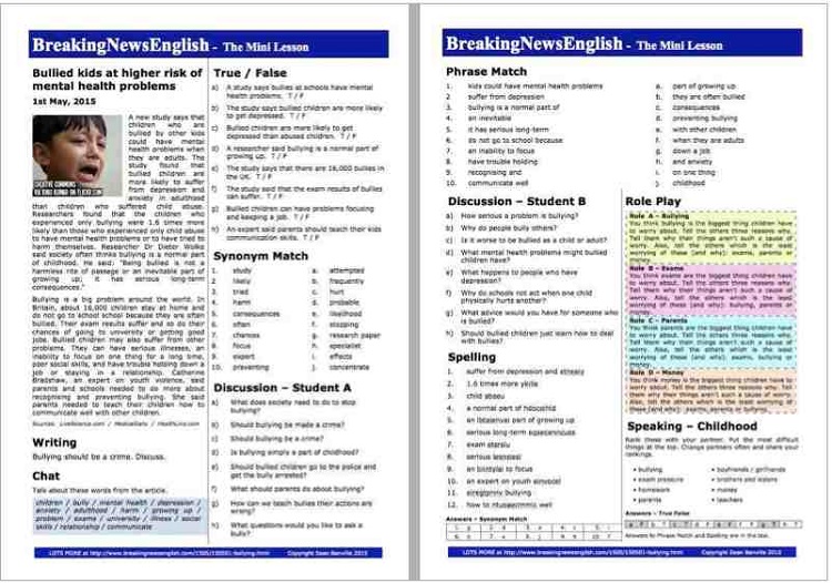 Luyện đọc tiếng Anh qua website đơn giản cùng với Breaking News English. (Ảnh: Sưu tầm Internet)