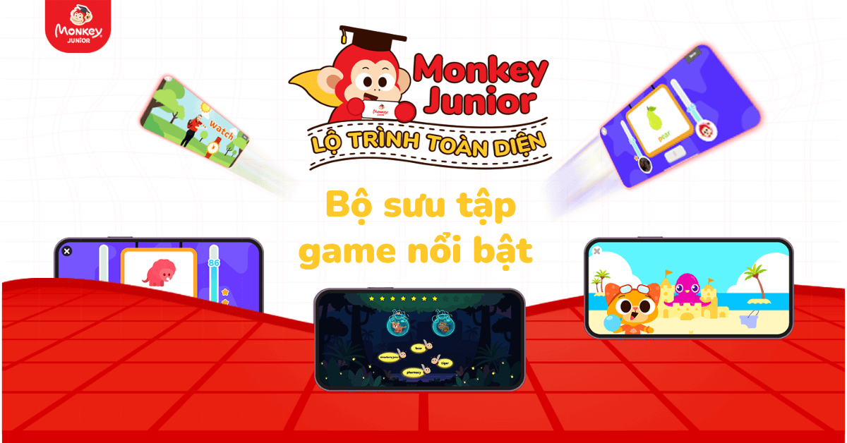 Monkey Junior - Lộ trình học toàn diện, linh hoạt. (Ảnh: Monkey)
