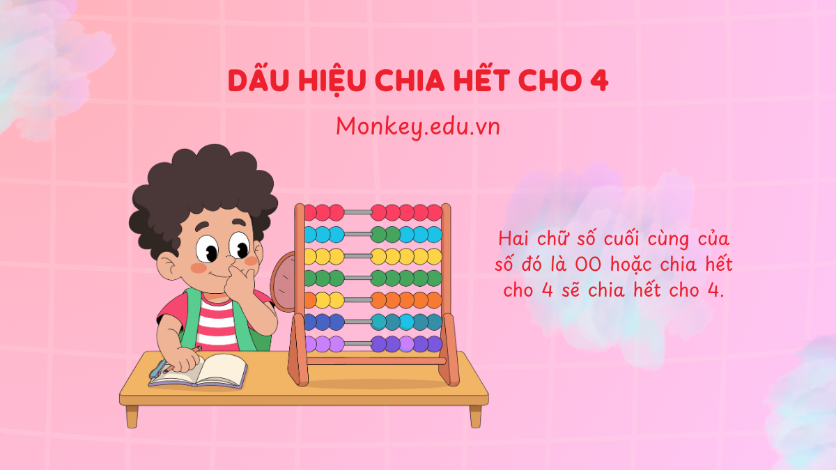 5 dấu hiệu chia hết cho 4 giúp bé học toán siêu dễ